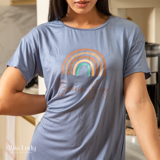 Robe courte en coton